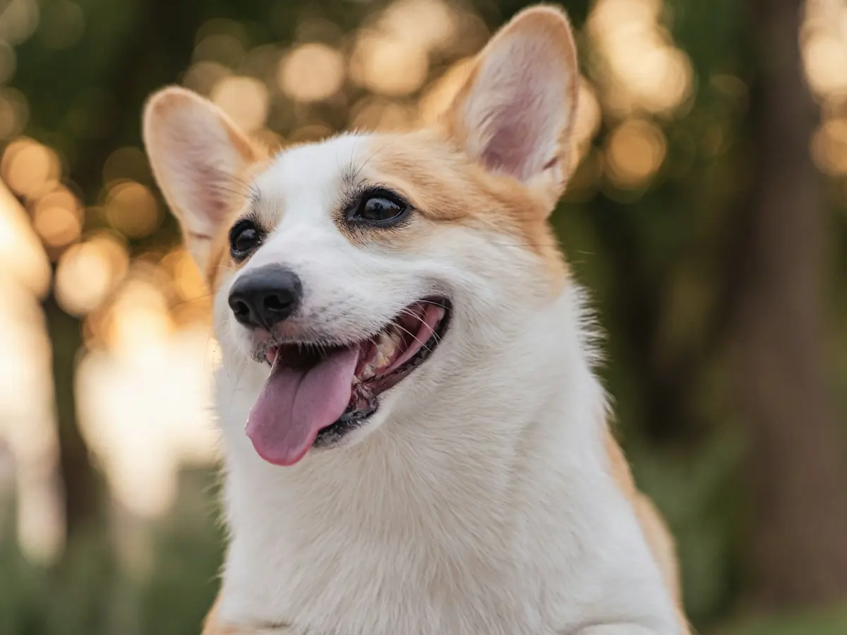 Perro sonriente